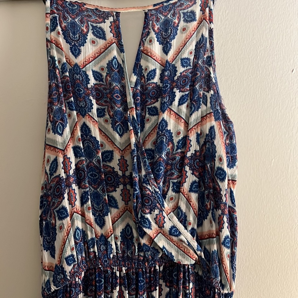 Bohemian Patterned Maxi Dress
